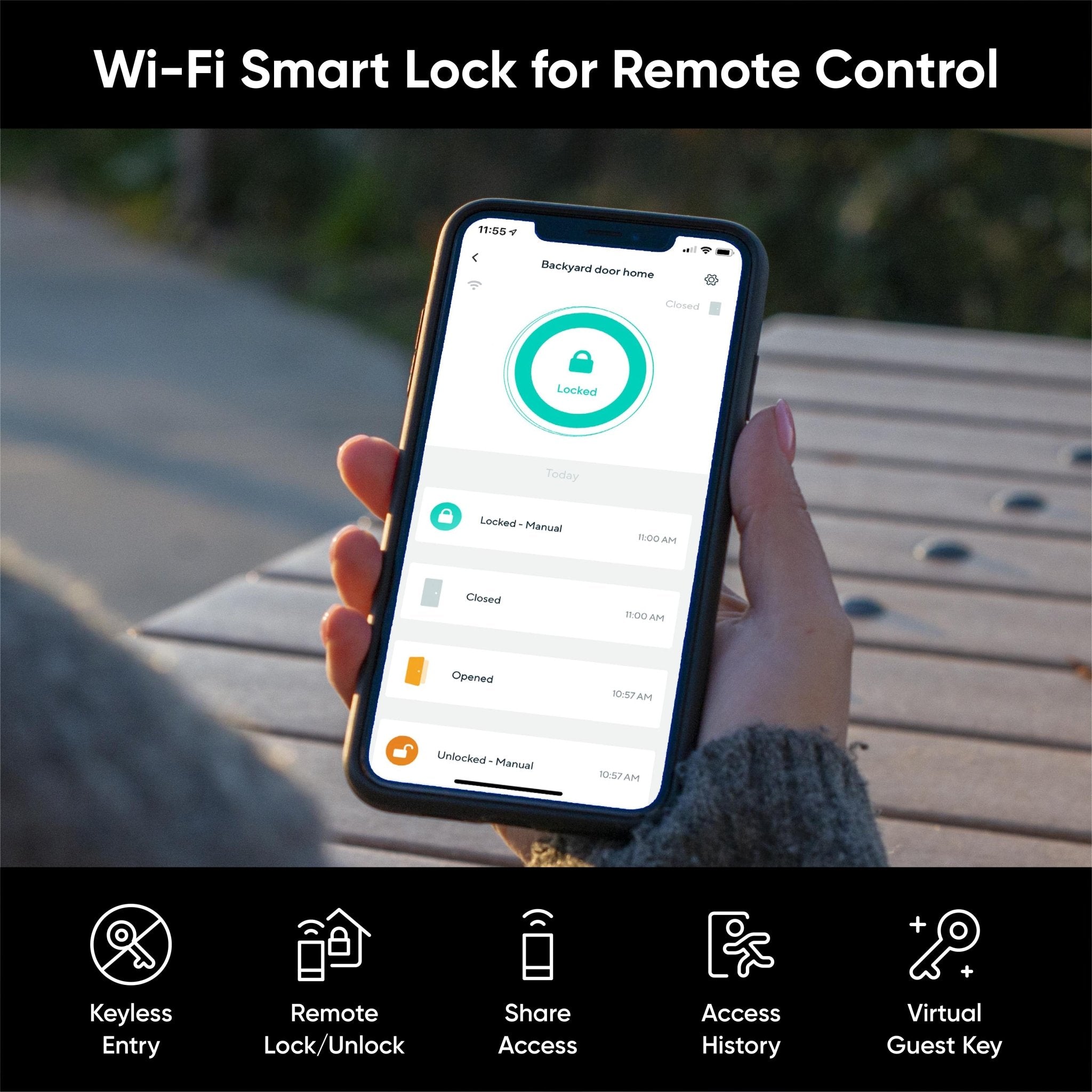 Wyze Lock | Add Brains To Your Deadbolt. Wi-Fi & Bluetooth - Image 7