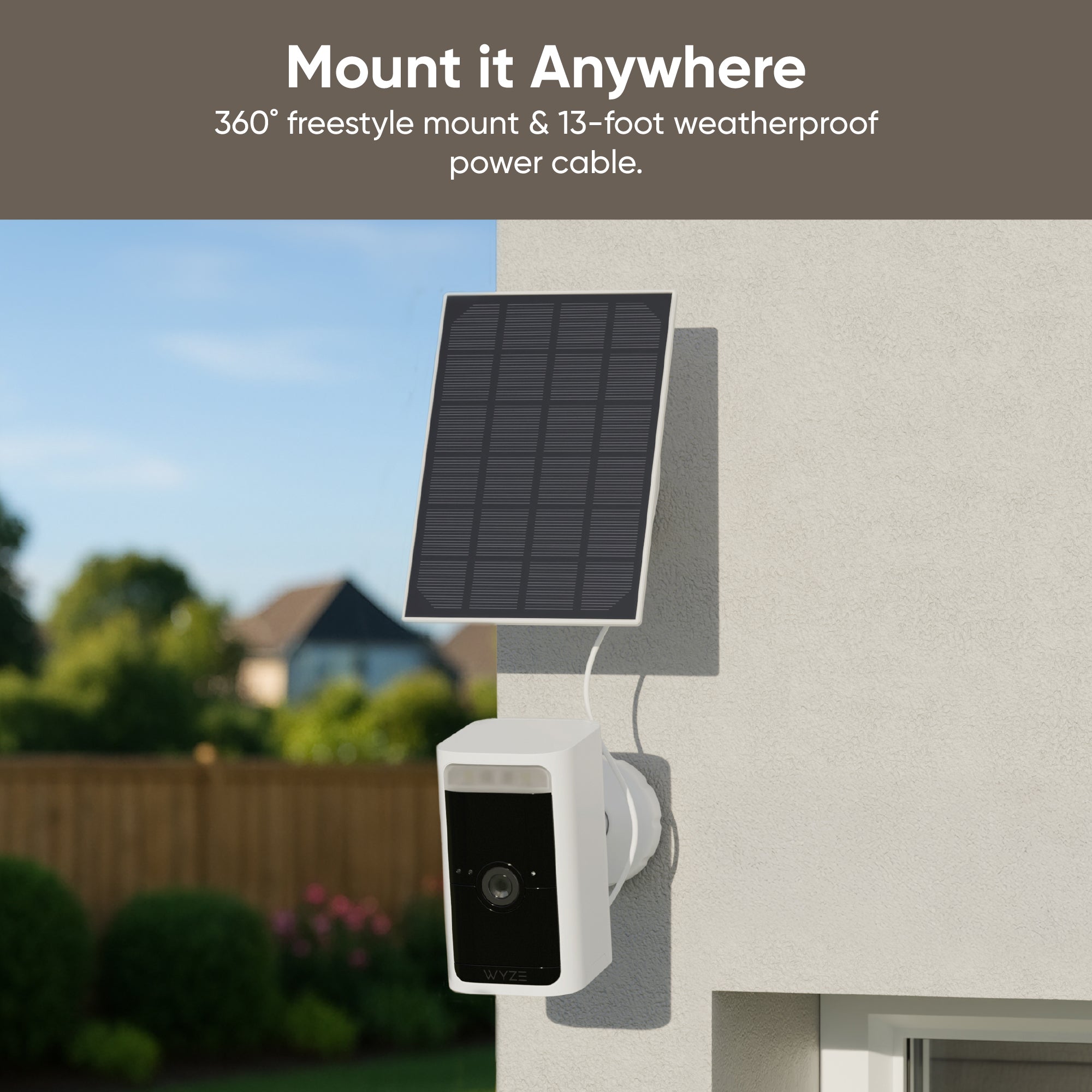 Wyze Solar Panel | Solar Charging for Outdoor Cameras - Image 3
