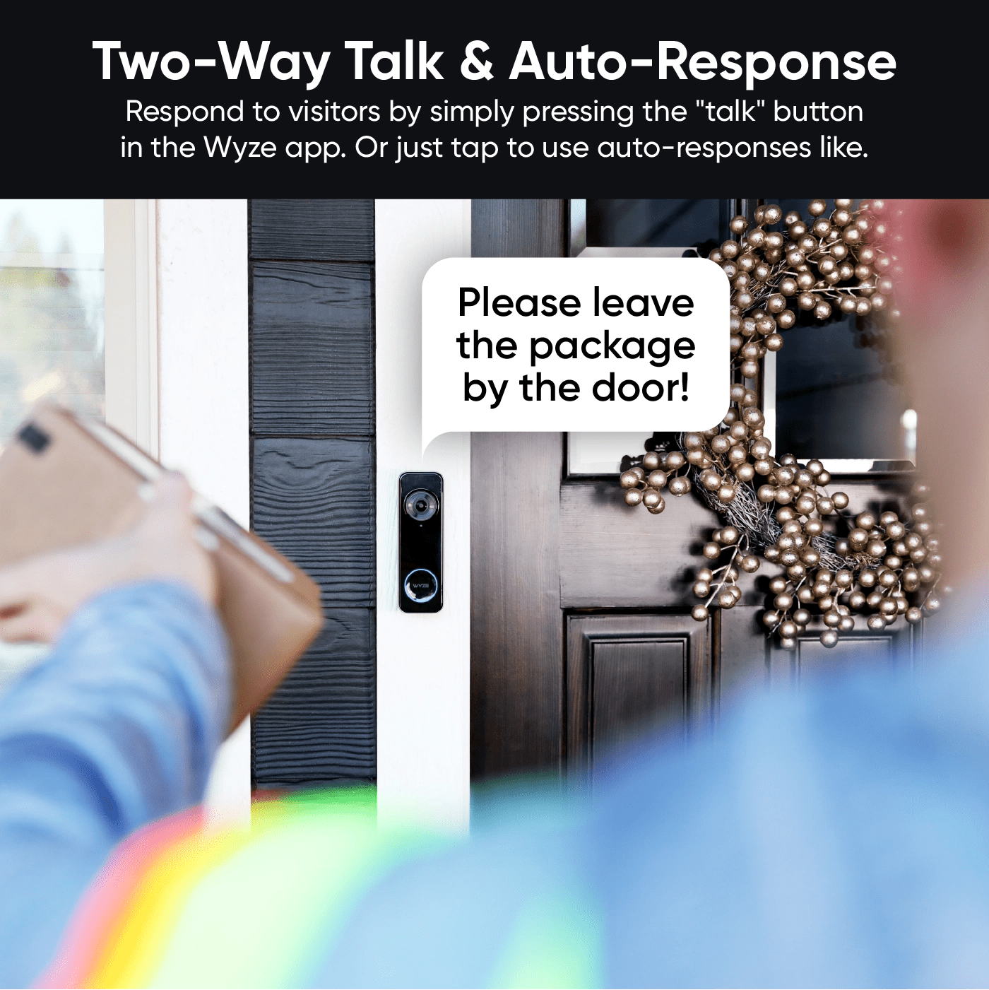Wyze Battery Video Doorbell | 1536p HD+, Wire-Free, Smart - Image 11