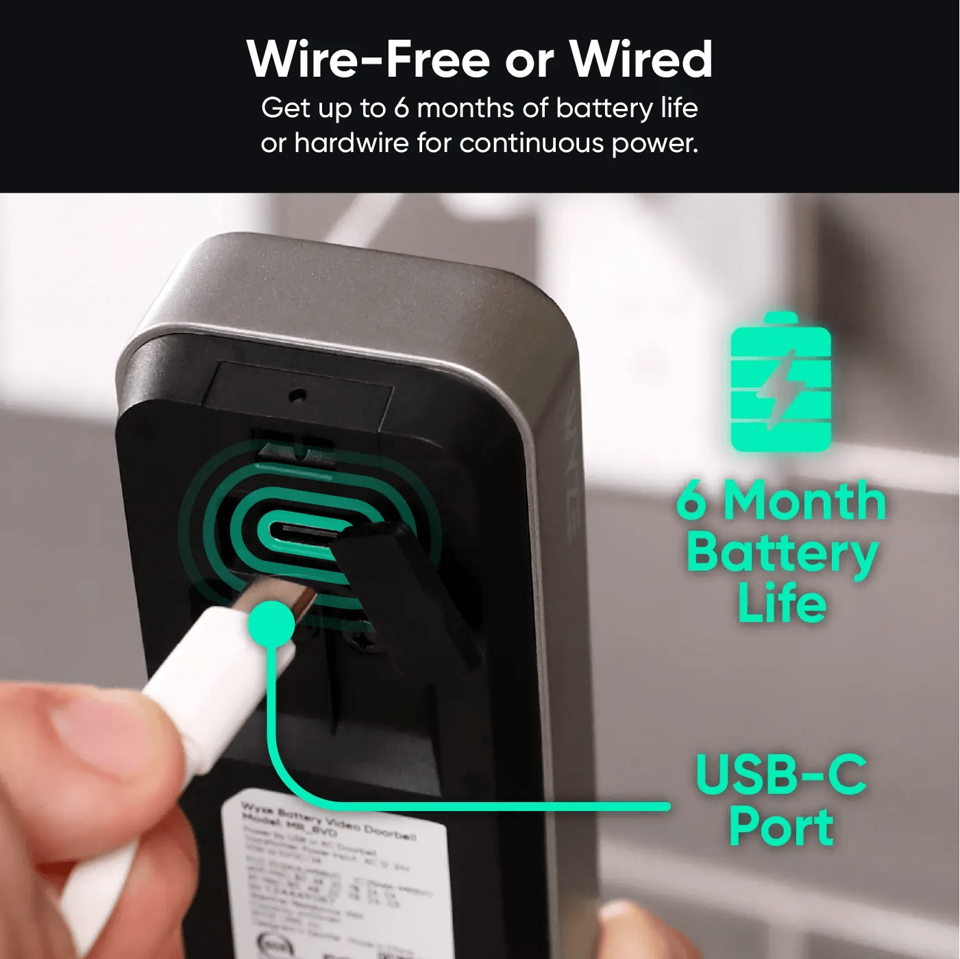 Wyze Battery Video Doorbell | 1536p HD+, Wire-Free, Smart - Image 6