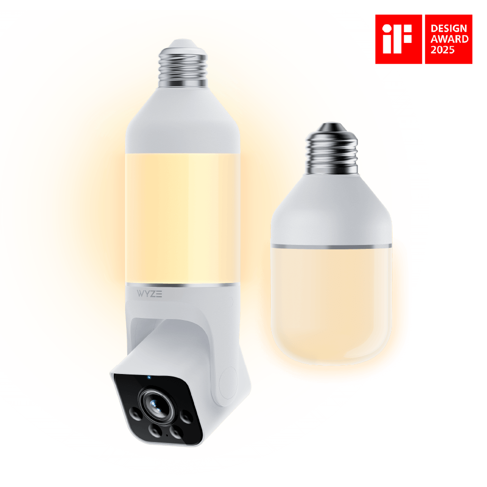 Wyze Bulb Cam + Accessory Bulbs | 2K HD, 800 Lumens