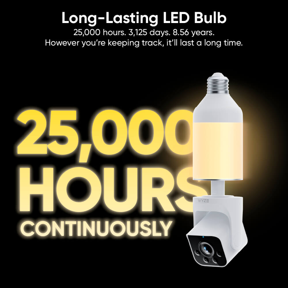 Wyze Bulb Cam | 2K HD, 800 Lumen LED | Bulb Security Cam - Image 11
