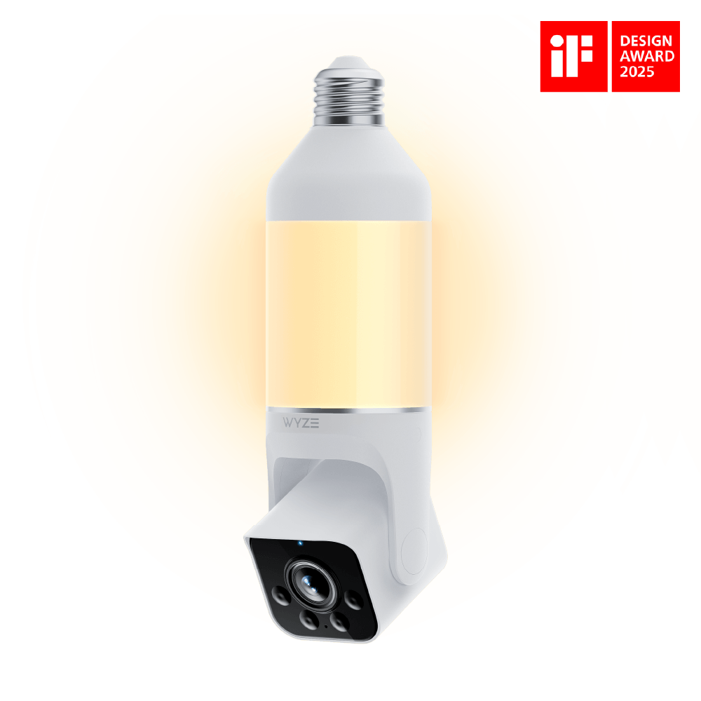 Wyze Bulb Cam | 2K HD, 800 Lumen LED | Bulb Security Cam