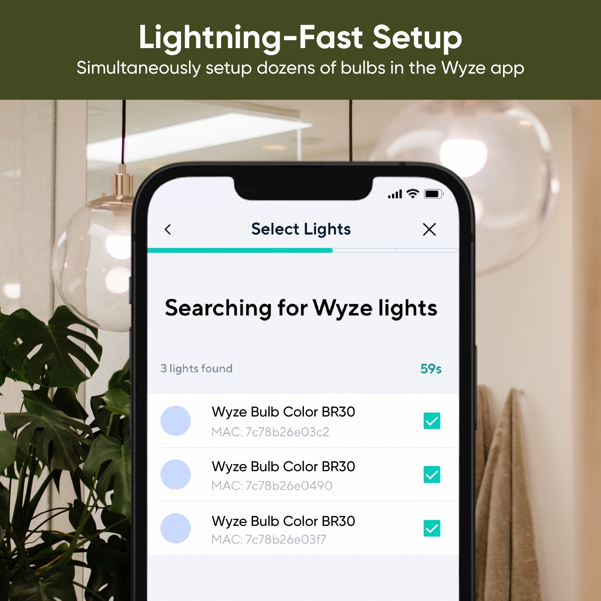 Wyze Smart, Color Light Bulb BR30 | Sun Match Syncing - Image 4