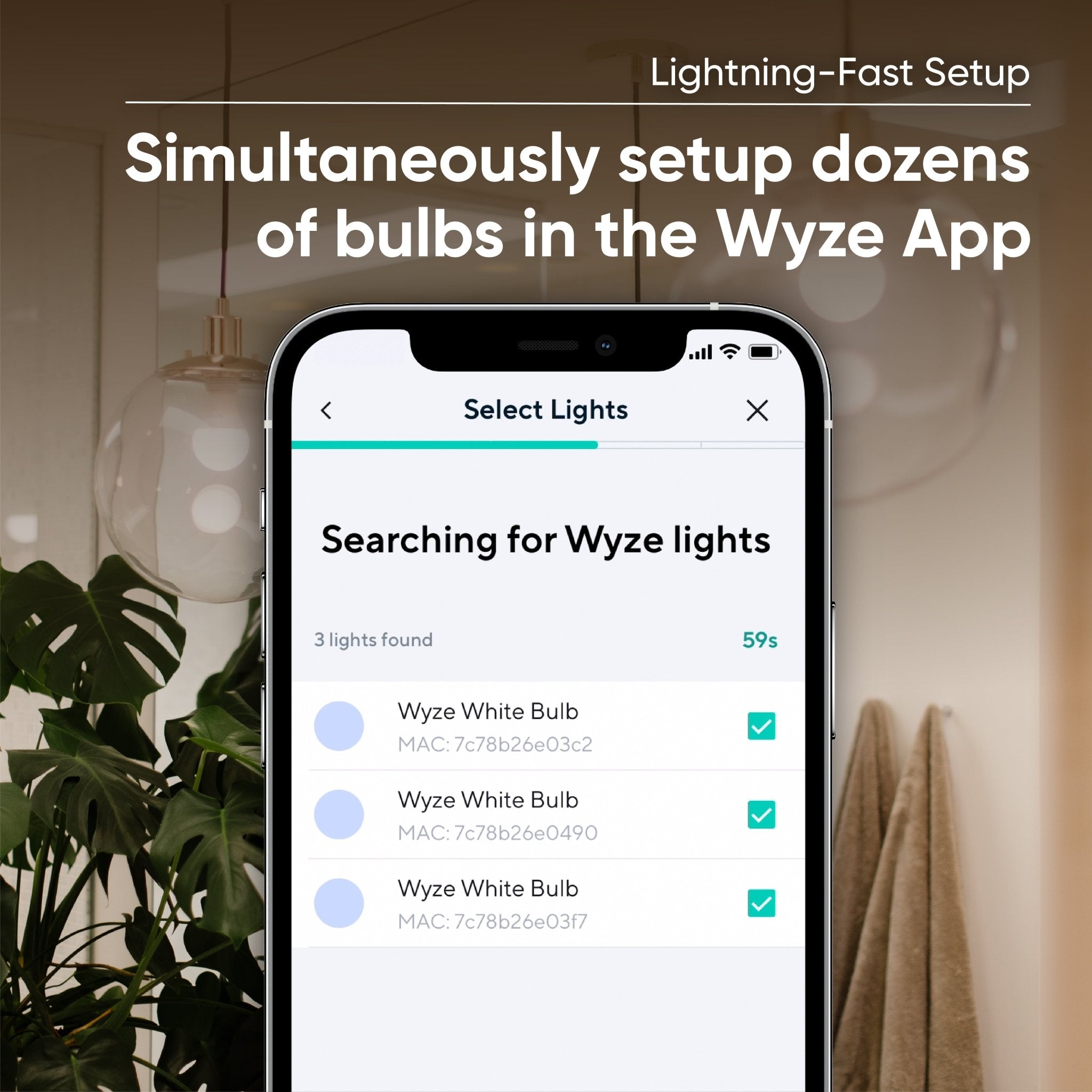 Wyze Bulb White | White LED, Wifi & Dimmable Smart Bulbs - Image 3