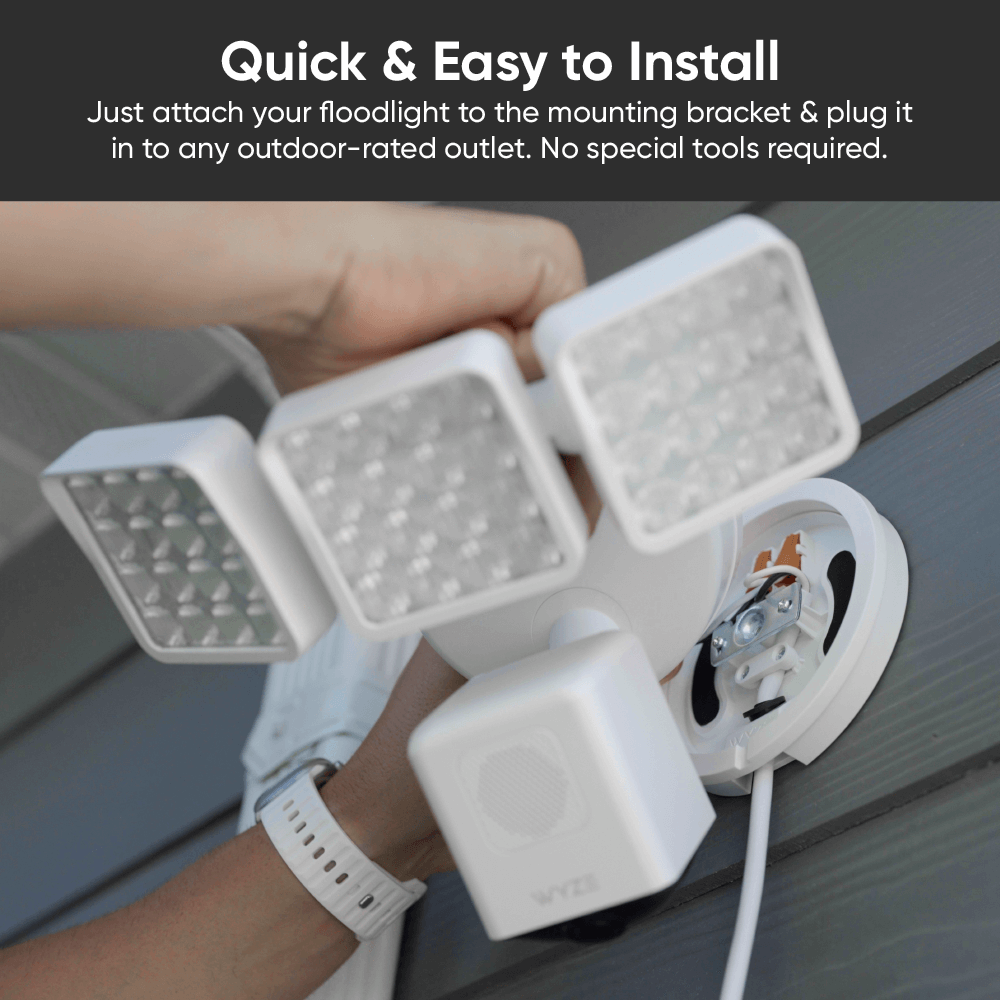 Wyze Cam Floodlight Pro + Plug-In Mount - Image 6