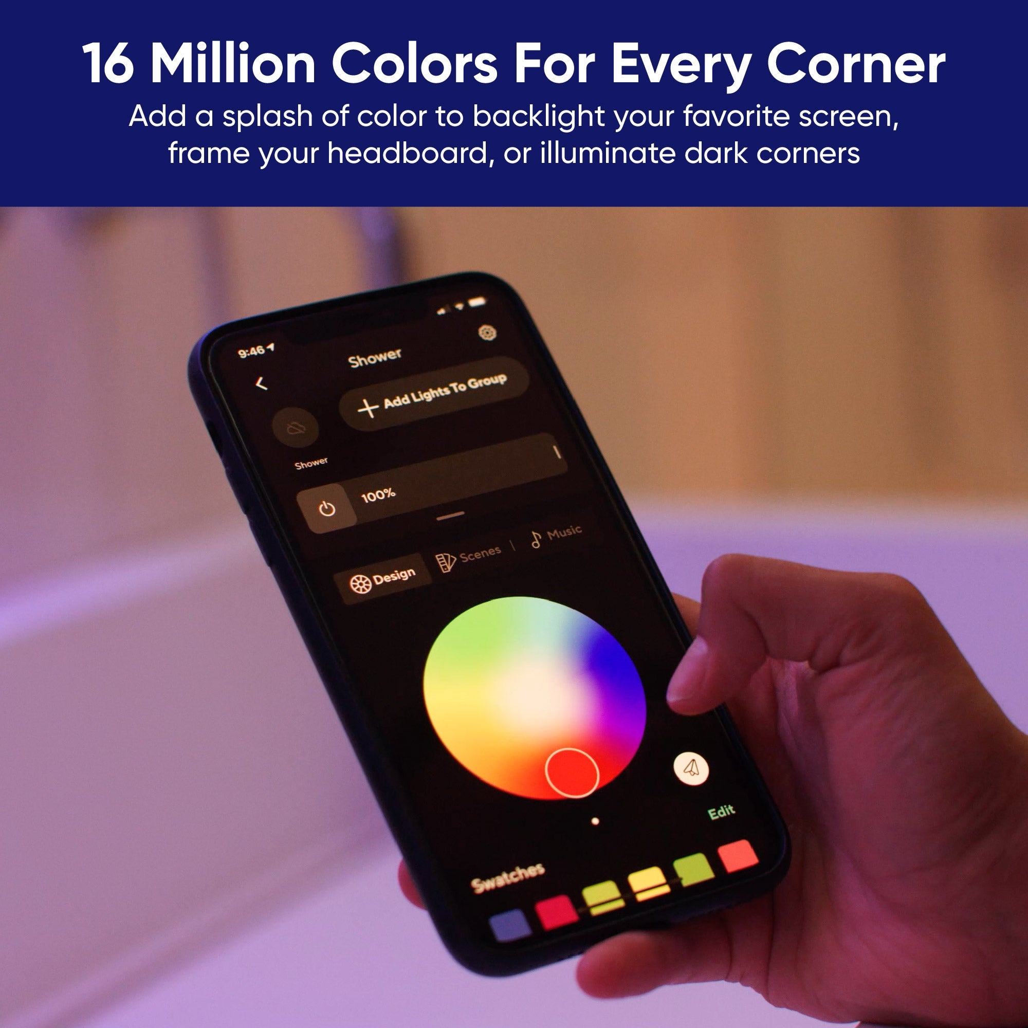 Wyze Light Strip Pro | For Kitchen, TV, Bathroom, and More - Image 3