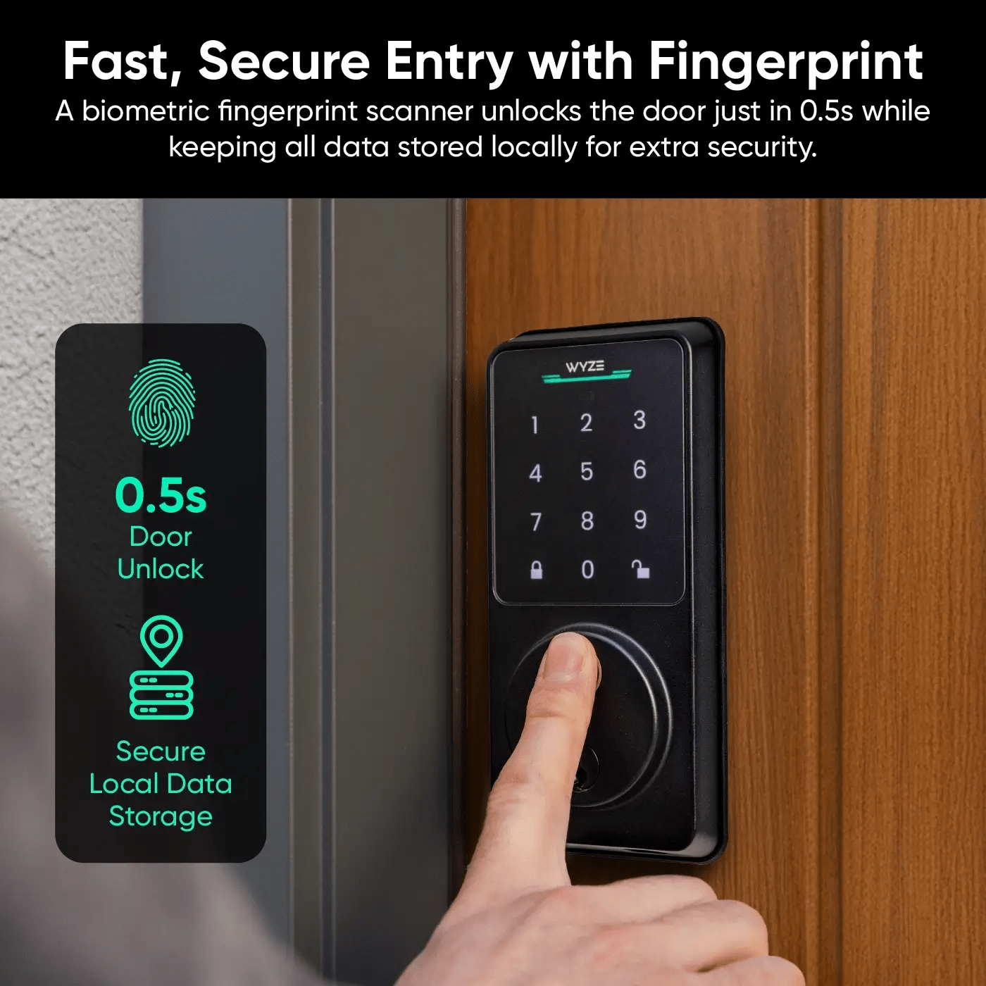 Wyze Lock Bolt V2 Smart Door Lock - Image 3