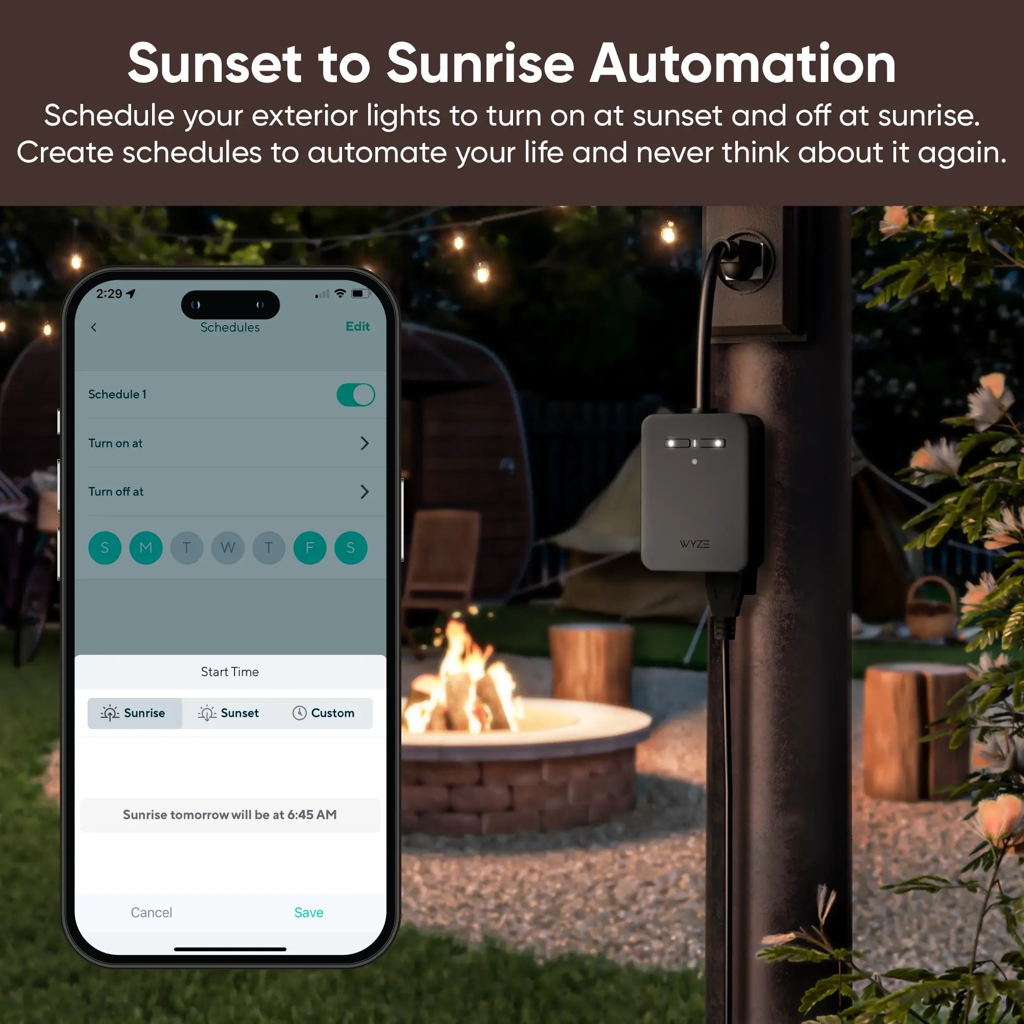 Wyze Plug Outdoor | Best Wi-Fi, Outdoor Outlet & Smart Plug - Image 5