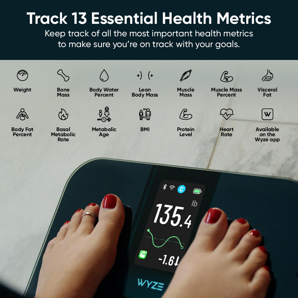 Wyze Scale Ultra | Smart Scale with Wi-Fi, 13 Body Metrics - Image 6