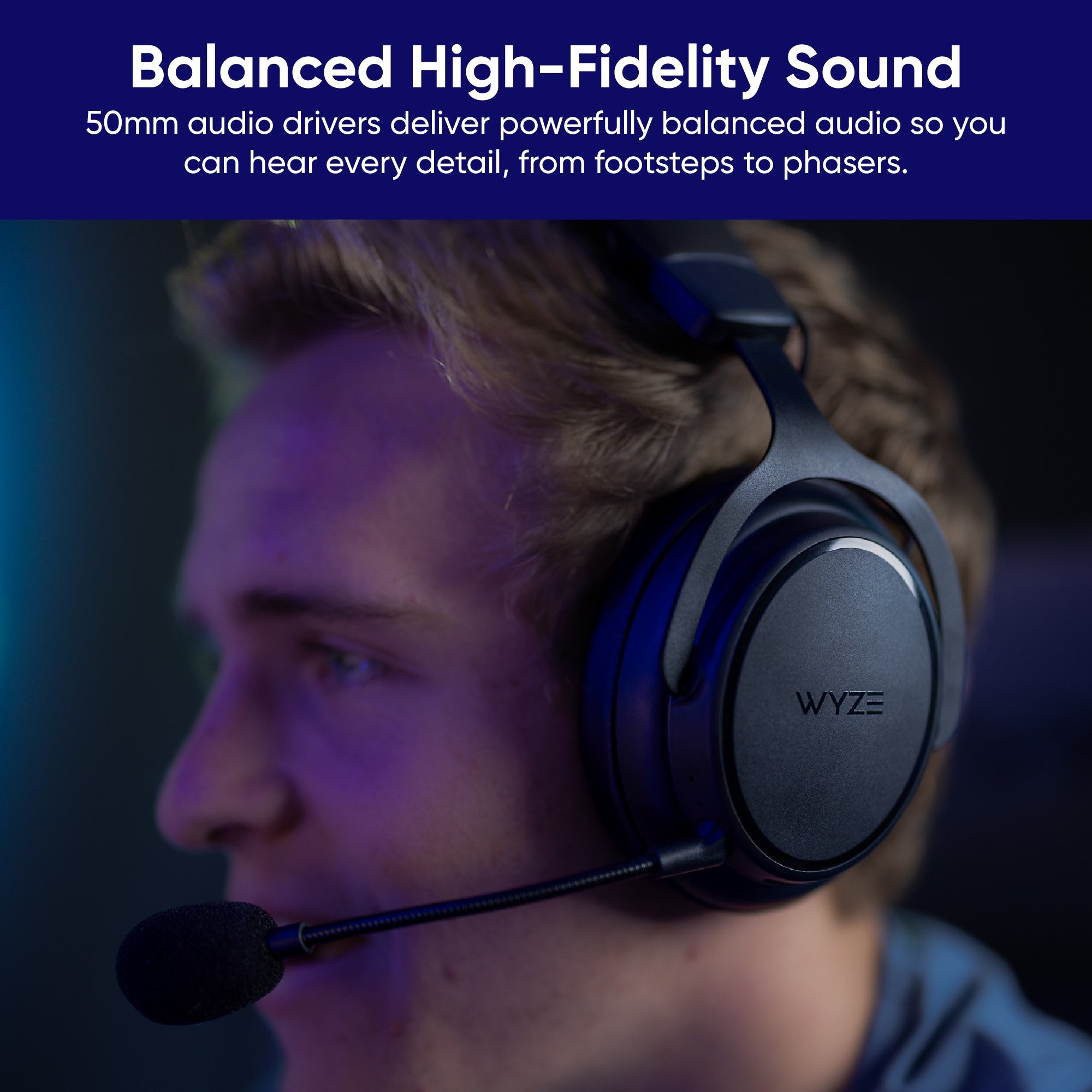 Wyze Gaming Headset with Boom Mic - Image 2